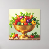 „Grüne Kraft – Das Leben aus der Erde“ Leinwanddruck (Vorderseite)