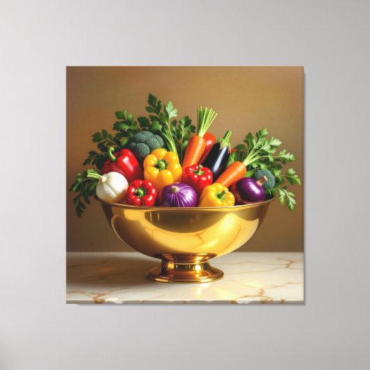 „Grüne Kraft – Das Leben aus der Erde“ Leinwanddruck (Vorderseite)