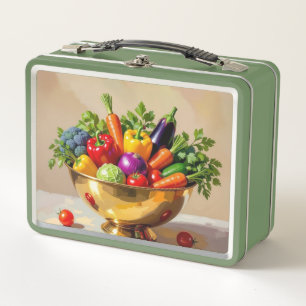 „Grüne Kraft – Das Leben aus der Erde“ Metall Brotdose