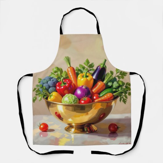 „Grüne Kraft – Das Leben aus der Erde“ Schürze (Vorderseite)