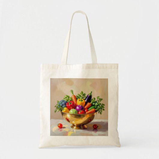 „Grüne Kraft – Das Leben aus der Erde“ Tragetasche (Vorne)