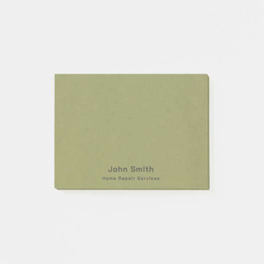 Grüne Kraft Post-it Klebezettel (Vorderseite)