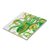 grüne Krake Fliese (Seite)