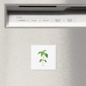 Grüne Kräutergarten Aquarell Magnet (In Situ (Geschirrspüler))