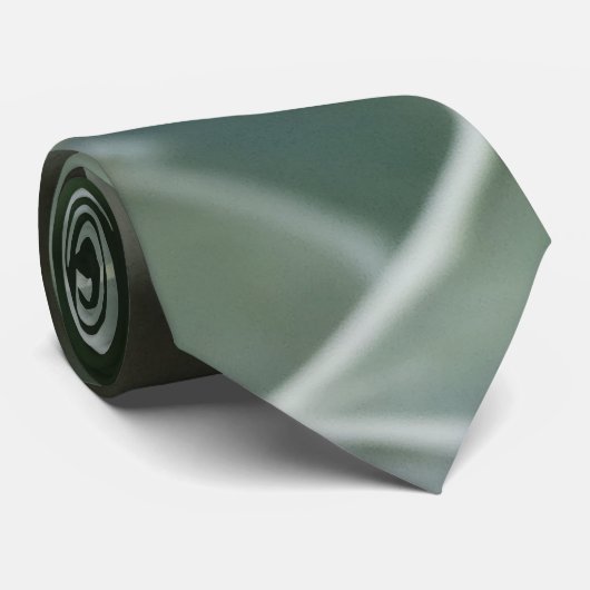 Grüne Krawatte (Gerollt)
