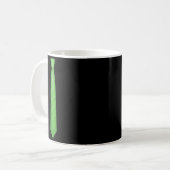Grüne Krawatte, Necktie Funny Dress Graphic Kaffeetasse (Vorderseite Links)