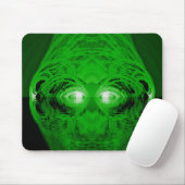 Grüne Kreatur des Sees Mousepad (Mit Mouse)