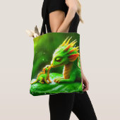 Grüne Kreaturen Tasche (Von Nahem)