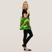 Grüne Kreaturen Tasche (Am Model)