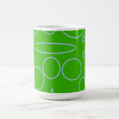 Grüne Kreise Kaffeetasse (Mittel)