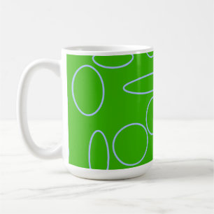 Grüne Kreise Kaffeetasse