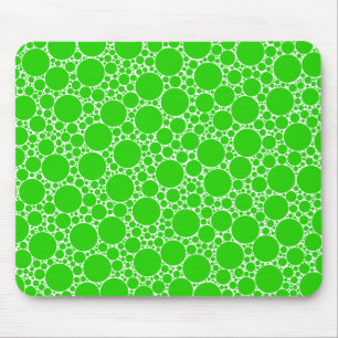 Grüne Kreise Mousepad