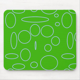 Grüne Kreise Mousepad