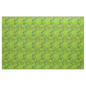 Grüne Kreise Polka Punkte Geometrisches Muster Stoff (Fat Quarter (45,7 x 55,9 cm))