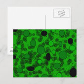 grüne Kreise Postkarte (Vorne/Hinten)