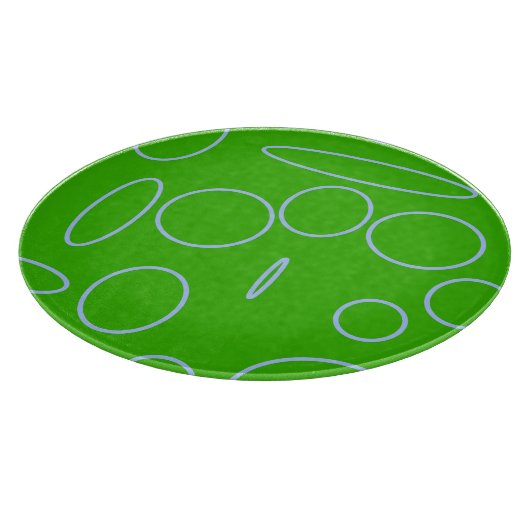 Grüne Kreise Schneidebrett (Ecke)