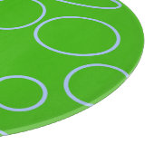 Grüne Kreise Schneidebrett (Ecke)
