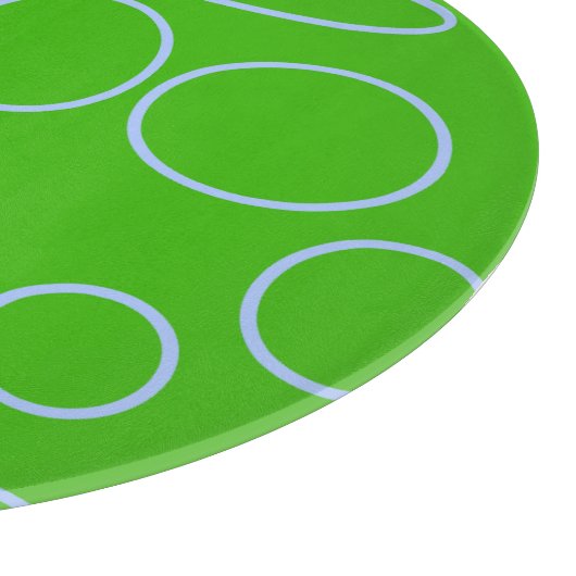 Grüne Kreise Schneidebrett (Ecke)