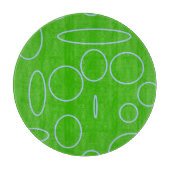 Grüne Kreise Schneidebrett (Vorderseite)