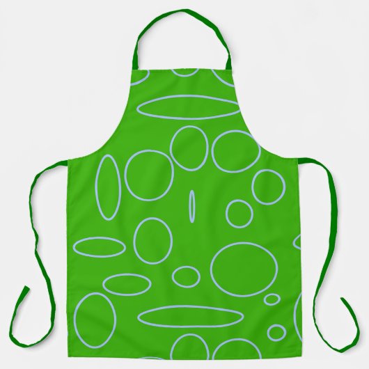 Grüne Kreise Schürze (Vorderseite)