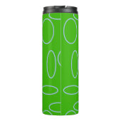 Grüne Kreise Thermosbecher (Rückseite)