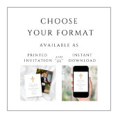 Grüne Kreuz Foto Junge Erste Kommune Einladung