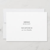 Grüne Kreuz Foto Todesanzeige und Beerdigung Einladung (Rückseite)