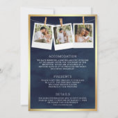 Grüne Kreuzschiff in einer katholischen Hochzeit Einladung (Rückseite)