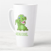grüne Krokodil Milchtasse (Linke Ecke)