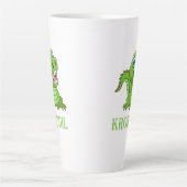 grüne Krokodil Milchtasse (Vorderseite)