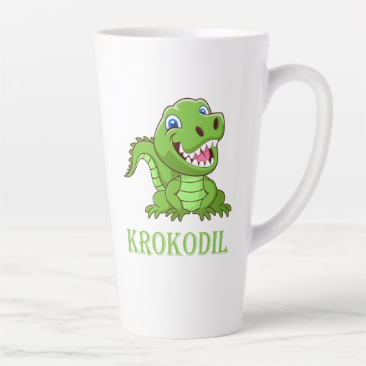 grüne Krokodil Milchtasse (Rechts)