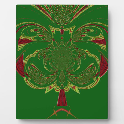 Grüne Krone Fotoplatte (Vorderseite)