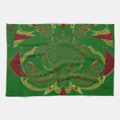Grüne Krone Handtuch (Horizontal)