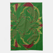 Grüne Krone Handtuch (Vertikal)