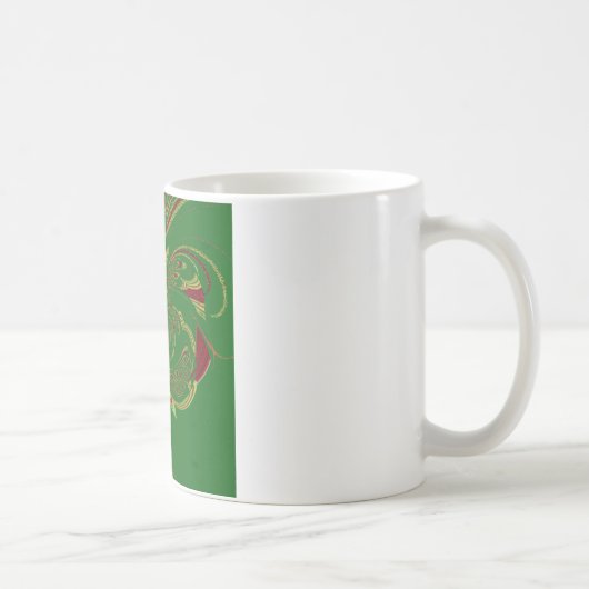 Grüne Krone Kaffeetasse (Rechts)