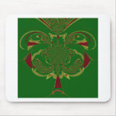 Grüne Krone Mousepad (Vorne)