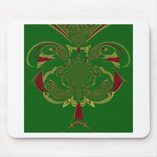 Grüne Krone Mousepad (Vorne)