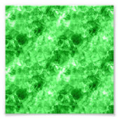 Grüne Krummlinge Fotodruck (Vorne)