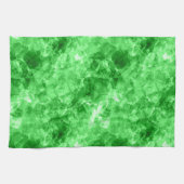 Grüne Krummlinge Küchentuch (Horizontal)