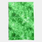 Grüne Krummlinge Küchentuch (Vertikal)