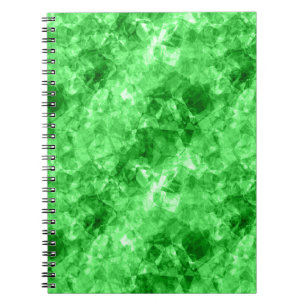 Grüne Krummlinge Notizblock