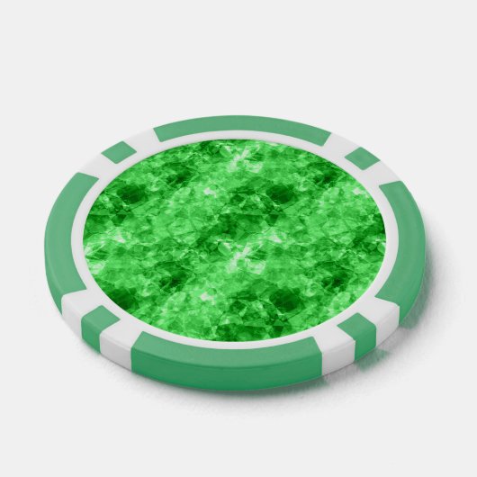 Grüne Krummlinge Pokerchips (Einzeln)