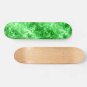 Grüne Krummlinge Skateboard (Horizontal)