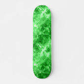 Grüne Krummlinge Skateboard (Vorne)
