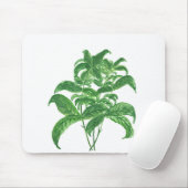 Grüne Küche botanische Pflanze Kräuter Basil Mousepad (Mit Mouse)