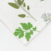 Grüne Küche Kulturelle Kräutergarten Fleecedecke (Ecke)