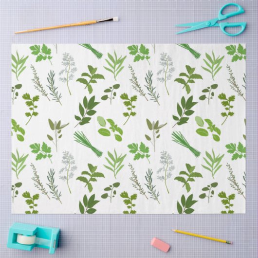 Grüne Küche Kulturelle Kräutergarten Seidenpapier (Basteln)
