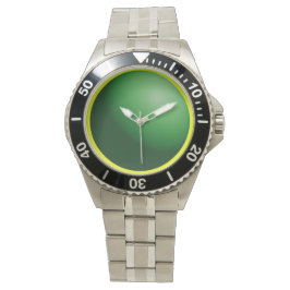 Grüne Kugel Armbanduhr
