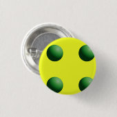 Grüne Kugeln auf gelber Schaltfläche Button (Vorne & Hinten)
