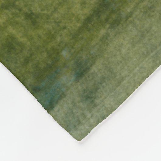 Grüne Kugeln I Fleecedecke (Ecke)